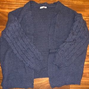 Blue/Gray chunky sweater